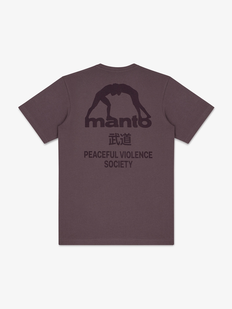 MANTO Society tshirt- plum